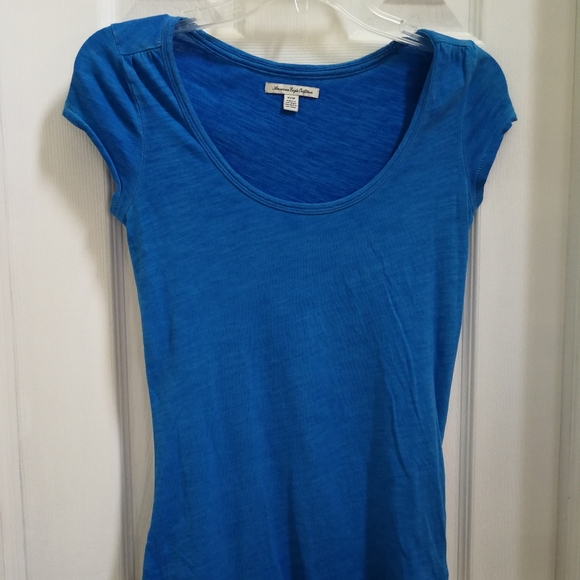 American Eagle Outfitters Tops - AMERICAN EAGLE BLUE FAV TEE